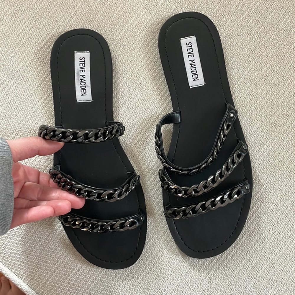 Steve Madden Edged slide size 8.5